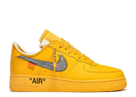 Nike Air Force 1 Off White ICA University Gold